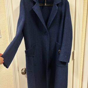 Elegant Navy Women's Coat